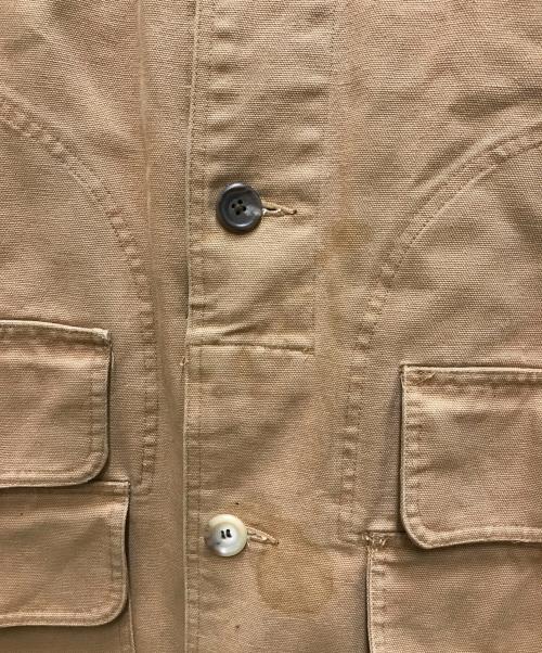 POLO RALPH LAUREN（ポロ・ラルフローレン）POLO RALPH LAUREN (ポロ・ラルフローレン) 90's コットンキャンバスハンティングジャケット ベージュ サイズ:ＸＬの古着・服飾アイテム