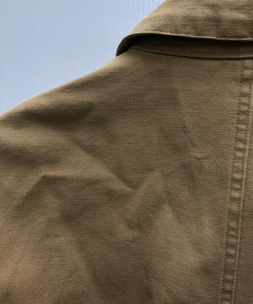 POLO RALPH LAUREN（ポロ・ラルフローレン）POLO RALPH LAUREN (ポロ・ラルフローレン) 90's コットンキャンバスハンティングジャケット ベージュ サイズ:ＸＬの古着・服飾アイテム