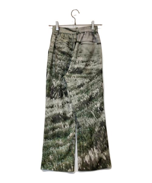 Ameri（アメリ）Ameri (アメリ) CAMILA STRAIGHT TUCK PANTS カミラ ストレート タック パンツ 01220860620 グリーン サイズ:Sの古着・服飾アイテム