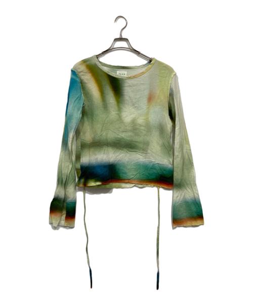 PAMM（パム）PAMM (パム) 「たしかにそこにあった夜」のガーゼトップス グリーン サイズ:freeの古着・服飾アイテム