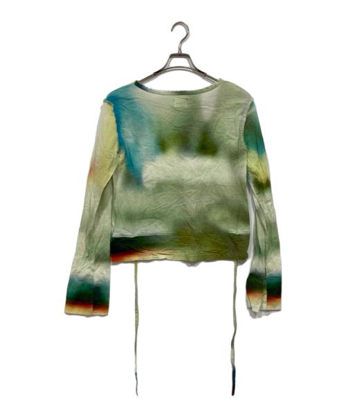 PAMM（パム）PAMM (パム) 「たしかにそこにあった夜」のガーゼトップス グリーン サイズ:freeの古着・服飾アイテム