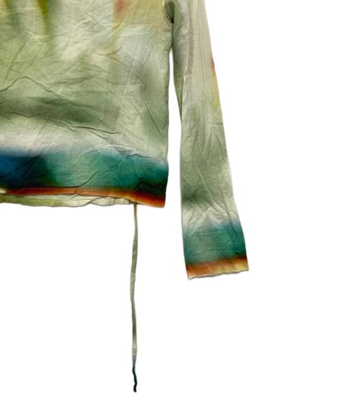 PAMM（パム）PAMM (パム) 「たしかにそこにあった夜」のガーゼトップス グリーン サイズ:freeの古着・服飾アイテム