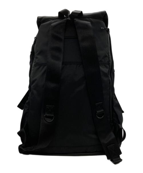 ear PAPILLONNER（イアパピヨネ）ear PAPILLONNER (イアパピヨネ) 撥水レザーコンビバックパック ブラックの古着・服飾アイテム