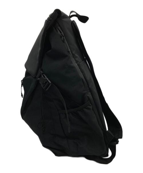 ear PAPILLONNER（イアパピヨネ）ear PAPILLONNER (イアパピヨネ) 撥水レザーコンビバックパック ブラックの古着・服飾アイテム