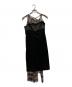 MAISON SPECIAL（メゾンスペシャル）の古着「See-through Plaid Layered Dress」｜ブラウン
