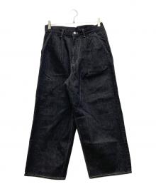 Graphpaper（グラフペーパー）の古着「デニムパンツ」｜ブラック