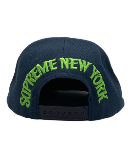 SUPREME（シュプリーム）SUPREME (シュプリーム) NEW YORK 6-PANEL CAP ネイビーの古着・服飾アイテム