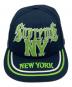SUPREME (シュプリーム) NEW YORK 6-PANEL CAP ネイビー：10000円