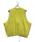 AMBERGLEAM (アンバーグリーム) Feather Knit Gilet ネオイエロー サイズ:SHORT：8000円