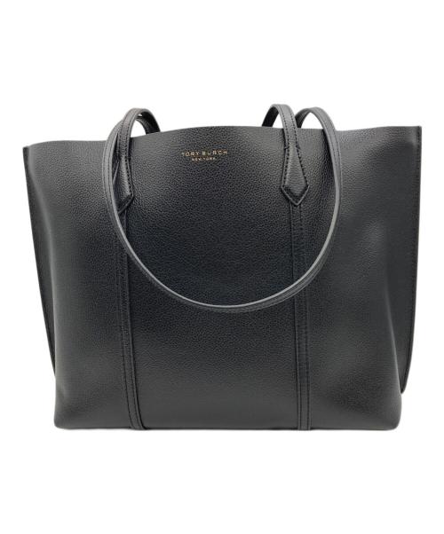 TORY BURCH（トリーバーチ）TORY BURCH (トリーバーチ) ペリースモール トートバッグ ブラックの古着・服飾アイテム