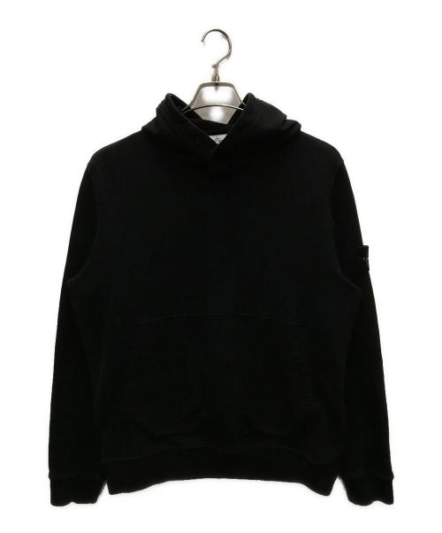 STONE ISLAND（ストーンアイランド）STONE ISLAND (ストーンアイランド) プルオーバーパーカー ブラック サイズ:Lの古着・服飾アイテム