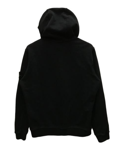 STONE ISLAND（ストーンアイランド）STONE ISLAND (ストーンアイランド) プルオーバーパーカー ブラック サイズ:Lの古着・服飾アイテム
