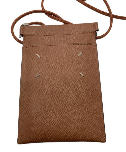 Maison Margiela（メゾンマルジェラ）Maison Margiela (メゾンマルジェラ) スマートフォンポーチ ブラウンの古着・服飾アイテム