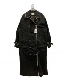 AMAIL（アマイル）の古着「Bulky piping trench coat」｜ブラック