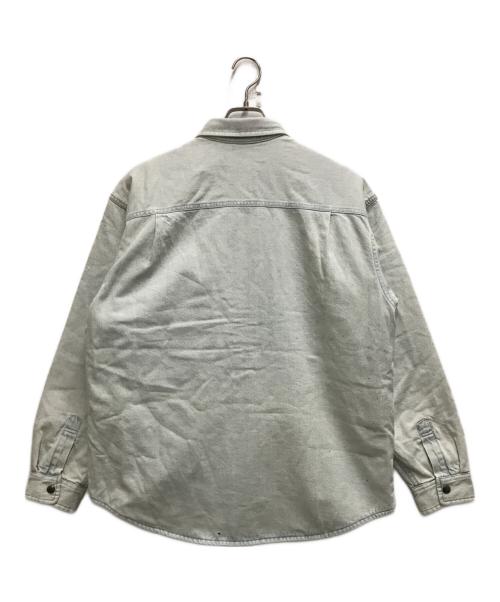 SUPREME（シュプリーム）SUPREME (シュプリーム) Quilted Lined Denim Snap Shirt ブルー サイズ:Mの古着・服飾アイテム