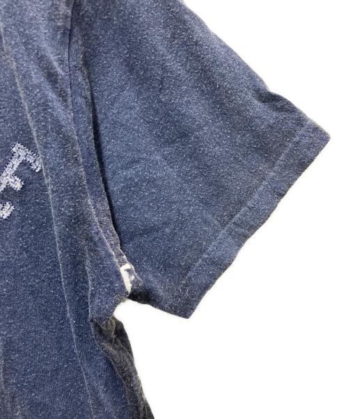 SUPREME（シュプリーム）Supreme (シュプリーム) Overprint S/S Top ネイビー サイズ:Sの古着・服飾アイテム