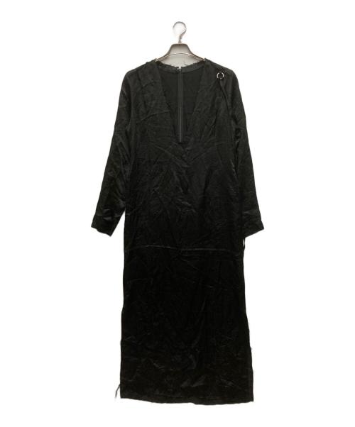 PRANK PROJECT（プランクプロジェクト）PRANK PROJECT (プランクプロジェクト) Deep Neck Maxi One Piece ブラック サイズ:38の古着・服飾アイテム