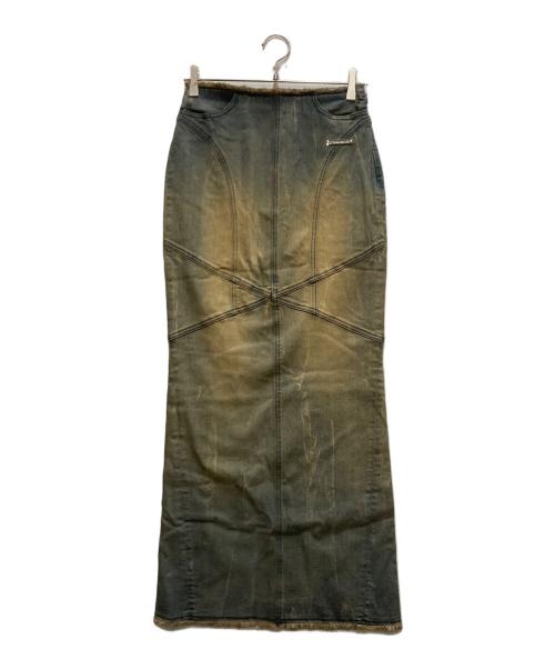 PRANK PROJECT（プランクプロジェクト）PRANK PROJECT (プランクプロジェクト) Denim Straight Maxi Skirt インディゴ サイズ:38の古着・服飾アイテム
