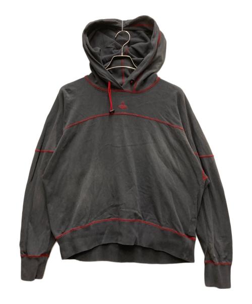 Vivienne Westwood RED LABEL（ヴィヴィアンウエストウッドレッドレーベル）Vivienne Westwood RED LABEL (ヴィヴィアンウエストウッドレッドレーベル) フロントオーブステッチパーカー グレー サイズ:00の古着・服飾アイテム