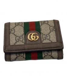 GUCCI（グッチ）の古着「3つ折り財布」｜ブラウン