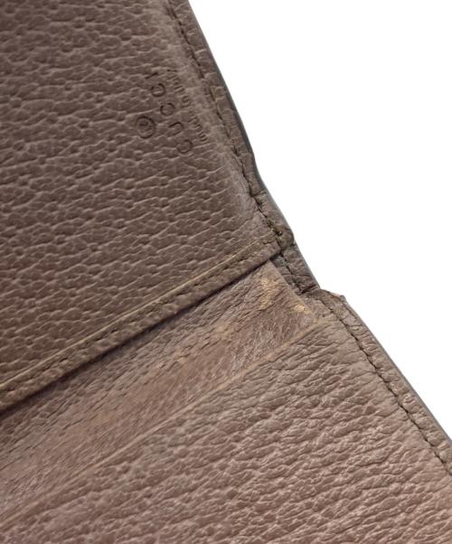 GUCCI（グッチ）GUCCI (グッチ) 3つ折り財布 ブラウンの古着・服飾アイテム