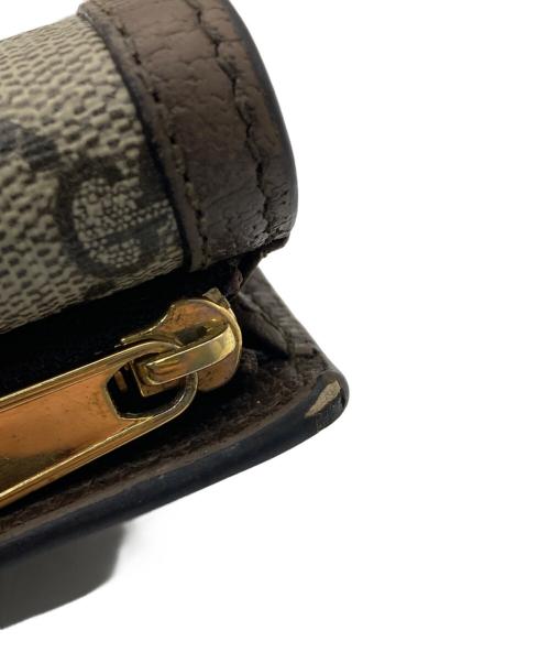 GUCCI（グッチ）GUCCI (グッチ) 3つ折り財布 ブラウンの古着・服飾アイテム