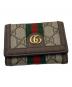 GUCCI（グッチ）の古着「3つ折り財布」｜ブラウン