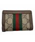 GUCCI (グッチ) 3つ折り財布 ブラウン：18000円