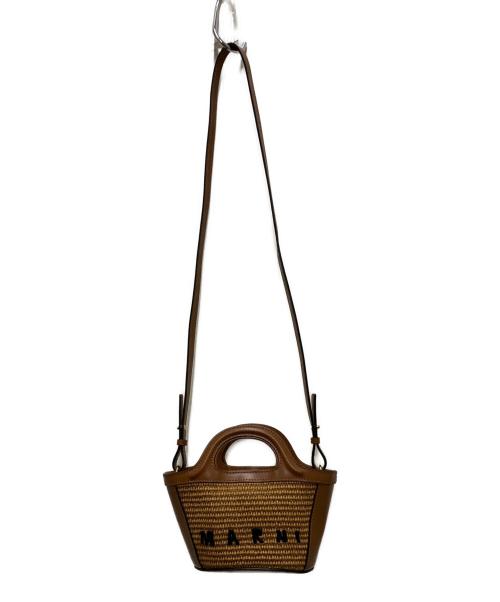 MARNI（マルニ）MARNI (マルニ) TROPICALIA BAG MICRO ブラウンの古着・服飾アイテム