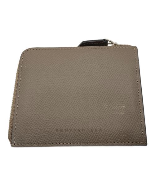 bonaventura（ボナベンチュラ）BONAVENTURA (ボナベンチュラ) コンパクトウォレット ベージュの古着・服飾アイテム
