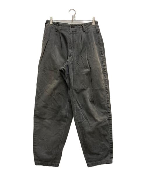 Y's for men（ワイズフォーメン）Y'S for men (ワイズフォーメン) タックチノトラウザー グレー サイズ:Ⅿの古着・服飾アイテム