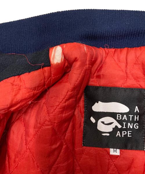 A BATHING APE（ア ベイシング エイプ）A BATHING APE (アベイシングエイプ) POST O'ALLS (ポストオーバーオールズ) 90's スタジャン ブラウン サイズ:Mの古着・服飾アイテム