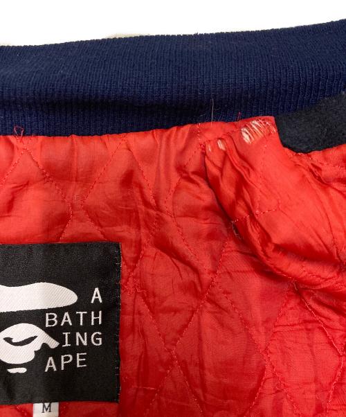 A BATHING APE（ア ベイシング エイプ）A BATHING APE (アベイシングエイプ) POST O'ALLS (ポストオーバーオールズ) 90's スタジャン ブラウン サイズ:Mの古着・服飾アイテム