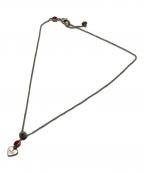 GUCCIグッチ）の古着「ハートモチーフネックレス」｜シルバー