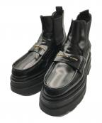 ALEXANDER WANGアレキサンダー・ワン）の古着「プラットフォームローファーブーツ」｜ブラック