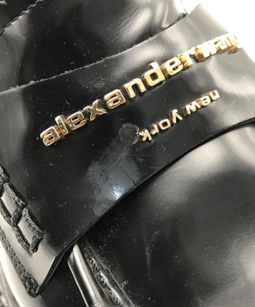 ALEXANDER WANG（アレキサンダー・ワン）ALEXANDER WANG (アレキサンダー・ワン) プラットフォームローファーブーツ ブラック サイズ:36の古着・服飾アイテム