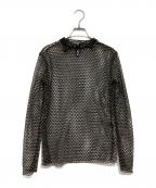 MAISON SPECIALメゾンスペシャル）の古着「メッシュカットソー」｜ブラック