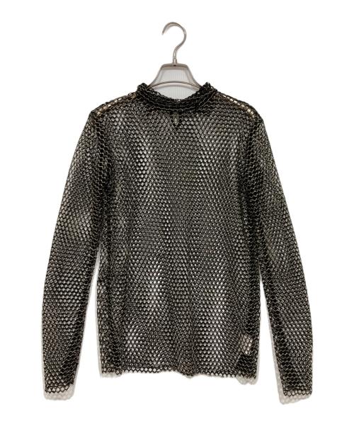 MAISON SPECIAL（メゾンスペシャル）MAISON SPECIAL (メゾンスペシャル) メッシュカットソー ブラック サイズ:freeの古着・服飾アイテム