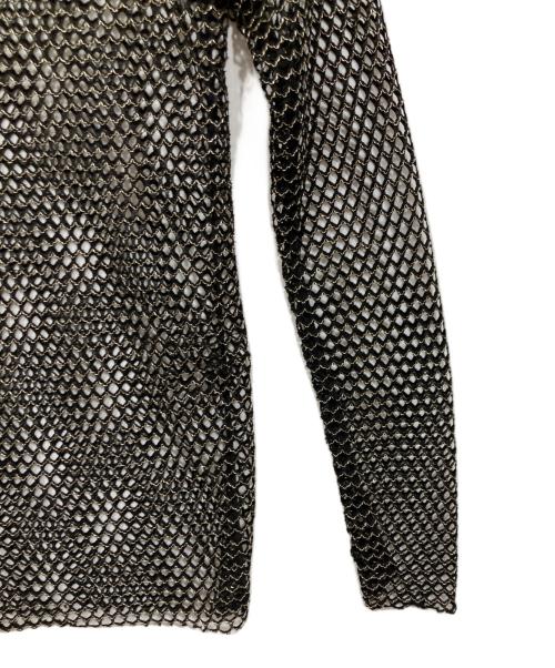 MAISON SPECIAL（メゾンスペシャル）MAISON SPECIAL (メゾンスペシャル) メッシュカットソー ブラック サイズ:freeの古着・服飾アイテム