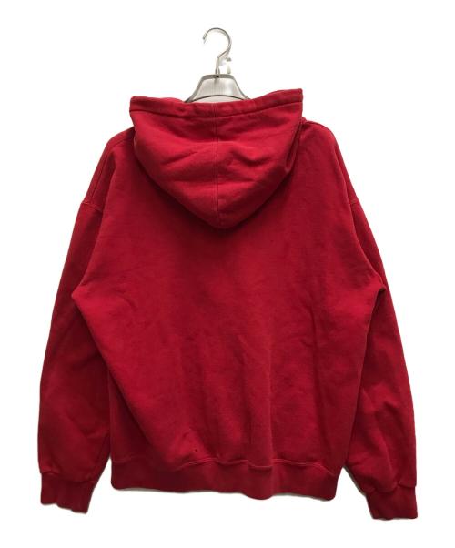 stussy（ステューシー）stussy (ステューシー) 90sロゴジップパーカー レッド サイズ:XLの古着・服飾アイテム