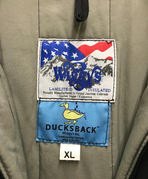 WIGGYS（ウィギーズ）Wiggys (ウィギーズ) ダウンジャケット ブラック サイズ:XLの古着・服飾アイテム