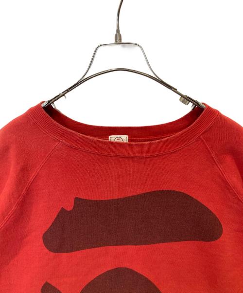 A BATHING APE（ア ベイシング エイプ）A BATHING APE (ア ベイシング エイプ) 90's 半袖スウェット レッド サイズ:XLの古着・服飾アイテム