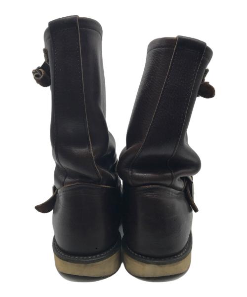 RED WING（レッドウィング）RED WING (レッドウィング) レザーエンジニアブーツ ブラウン サイズ:US 8の古着・服飾アイテム