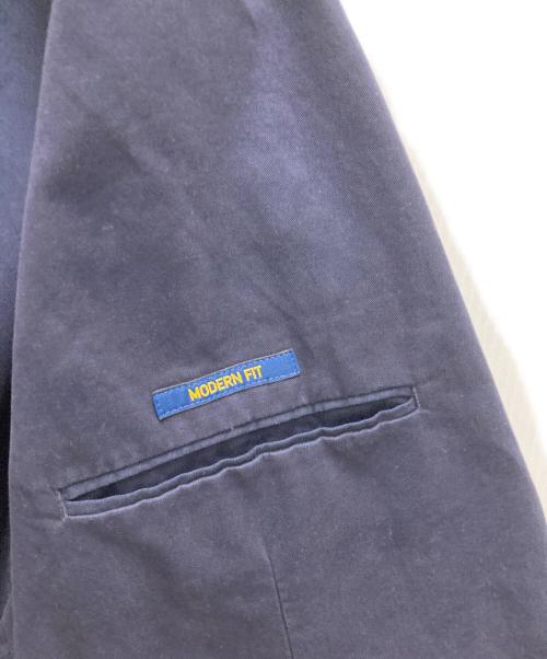 POLO RALPH LAUREN（ポロ・ラルフローレン）POLO RALPH LAUREN (ポロ・ラルフローレン) コットンテーラードジャケット ネイビー サイズ:40の古着・服飾アイテム