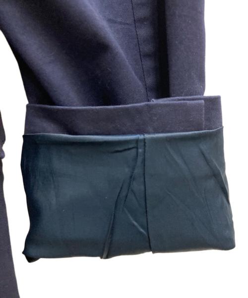 POLO RALPH LAUREN（ポロ・ラルフローレン）POLO RALPH LAUREN (ポロ・ラルフローレン) コットンテーラードジャケット ネイビー サイズ:40の古着・服飾アイテム