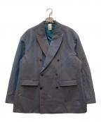 ZARA×MAISON SPECIALザラ×メゾンスペシャル）の古着「オーバーサイズダブルジャケット」｜ネイビー