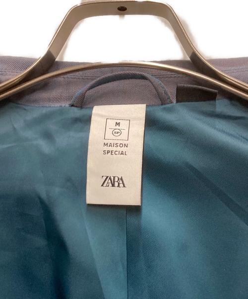 ZARA（ザラ）ZARA (ザラ) MAISON SPECIAL (メゾンスペシャル) オーバーサイズダブルジャケット ネイビー サイズ:Mの古着・服飾アイテム