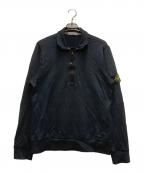 STONE ISLANDストーンアイランド）の古着「11SS ハーフジップスウェットシャツ」｜ネイビー