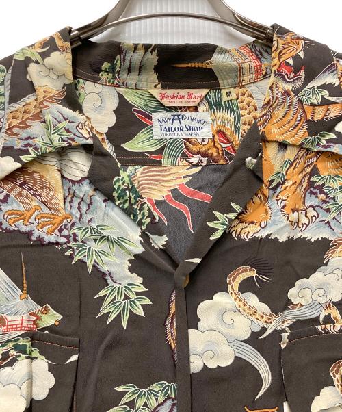 Sun Surf（サンサーフ）Sun Surf (サンサーフ) SPECIAL EDITION “EAGLE,TIGER,DRAGON” アロハシャツ ブラウン サイズ:Mの古着・服飾アイテム