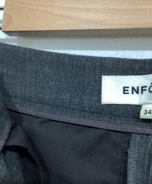 ENFOLD（エンフォルド）ENFOLD (エンフォルド) 2タックスラックス グレー サイズ:34の古着・服飾アイテム